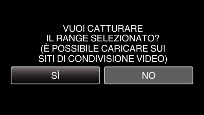 Editing 0 Se il video selezionato supera i 15 minuti, l adattamento è necessario 7 Toccare e per mettere in pausa la riproduzione nel punto di inizio desiderato, quindi toccare A Caricare video su