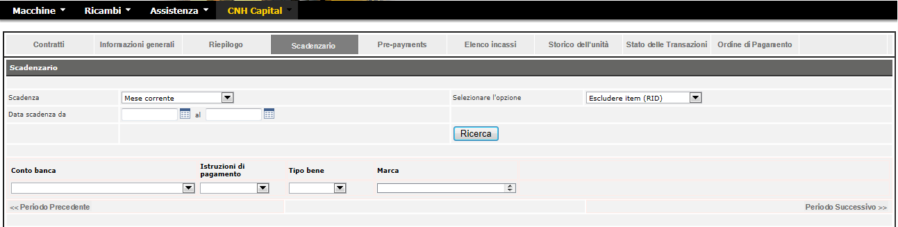 4.3 Escludere Item (RID) La funzione Escludere Item è una funzionalità che permette di escludere uno o più item dal flusso pianificato di addebito RID, prima della loro scadenza.