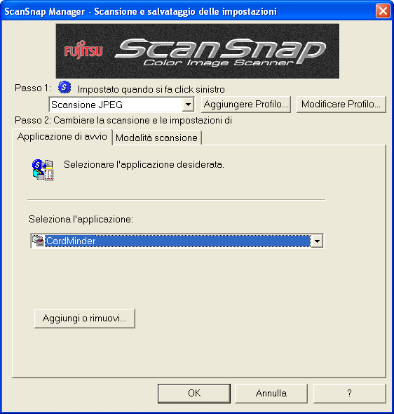 4.3 Scansione dei Biglietti da Visita Avviare CardMinder Le seguenti informazioni descrivono come acquisire i biglietti da visita tramite ScanSnap.