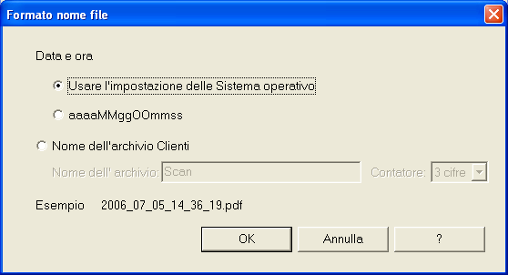 AVVISO Quando "ScanSnap Organizer" è selezionato in [Applicazione] i tasti [Cartella salvataggio immagine] e [Sfoglia] non possono essere selezionati, e non si può specificare la cartella dove