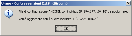 Dopo aver installato la versione del 24/01/2012, al momento dell invio dei verbali per la richiesta delle visure in automatico (dopo aver cliccato sul pulsante <2>