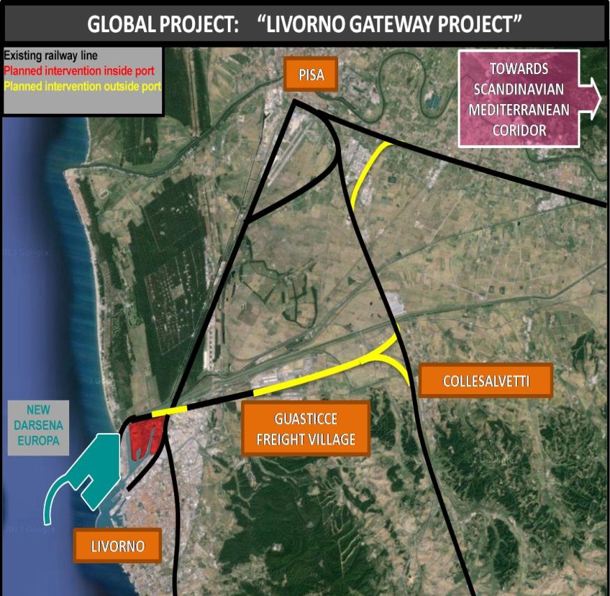 Direzione Sviluppo e Innovazione 14 Aprile 2015 22 Il progetto globale: il nodo di livorno Il Livorno Port Gateway si pone l obiettivo di collegare più efficacemente il Nodo di Livorno con il