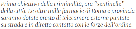 Fanpage 1 luglio 2015 Prima obiettivo della criminalità, ora sentinelle della città.