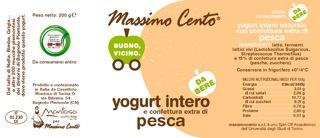 YOGURT INTERO E CONFETTURA EXTRA DI PESCA - DA BERE - Prodotto artigianalmente e confezionato dal Caseificio Montoso di Turina Osvaldo Bagnolo Piemonte (CN) Ingredienti: latte, fermenti lattici vivi