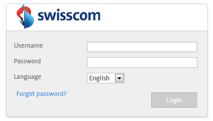 Login al pannello di controllo Cloud Service Portal (CSP) 2 Finestra di login al pannello di controllo CSP https://cp.cspp.swisscom.