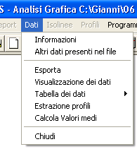 1.2. Il menù principale Il menù principale dell applicazione è funzionalmente simile a quello dei software MMS ( MAIND MODEL SUITE).