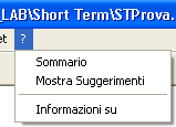 FINESTRE: la voce riporta un elenco delle finestre attualmente aperte all interno del modello, permette di individuare quella attualmente attiva e permette di selezionare una delle finestre