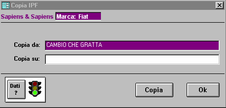 possibile salvare tale IPF scrivendo il nome dell IPF nella stringa bianca SALVA COME e cliccando successivamente sul pulsante SALVA CANCELLAZIONE IPF Dalla scheda Gestione Inconvenienti Predefiniti