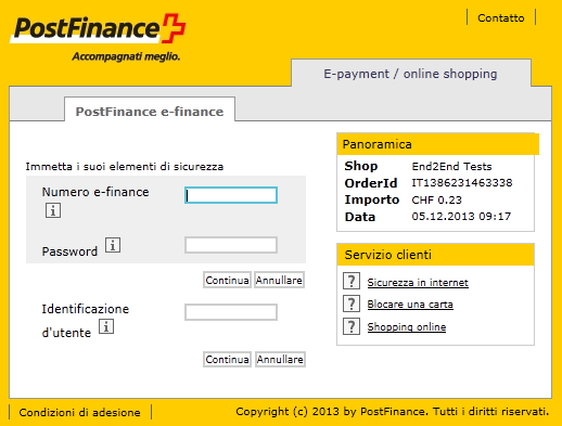 2.8 PostFinance e-finance Grazie a PostFinance e-finance raggiungete un target di circa un milione di acquirenti che gestiscono il proprio conto postale attraverso internet.