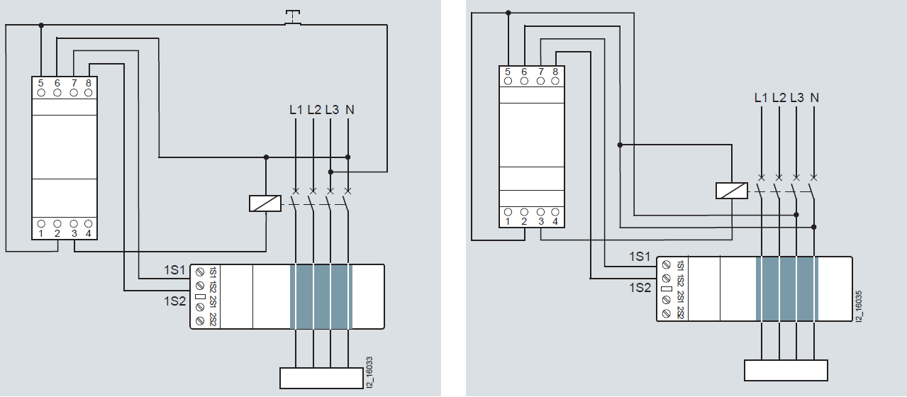 reset automatico RCM analogico, 5SV8000-6KK, bobina di minima tensione