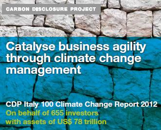 Transizione verso società a basso contenuto di carbonio: gli investitori si interrogano sul posizionamento delle imprese Il Carbon management quale priorità strategica per l opportunità di ridurre i