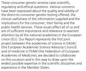 primary care physicians to interpret and explain risk and benefit based on genetic information.