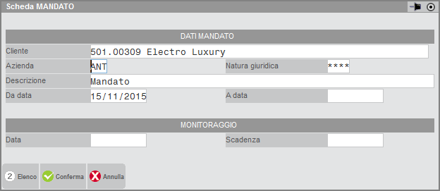 SCHEDA NOTE REGISTRAZIONE La scheda NOTE REGISTRAZIONE viene aperta utilizzando il tasto funzione [Sh+F5 Note] su uno dei campi della scheda REGISTRAZIONE.