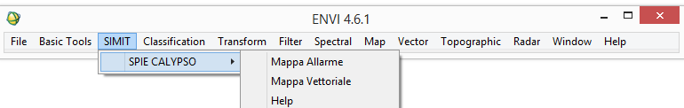 SPIE CALYPSO interfaccia/parametri Esempi mappe