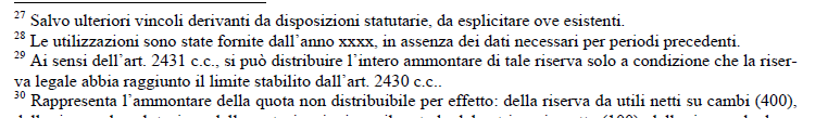 6) INFORMATIVA DI BILANCIO : Art. 2427 c.