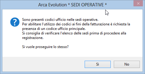 1.1.1.1 Anagrafica clienti Viene modificata la nomenclatura dell informazione da Codice IPA al più appropriato Codice ufficio.