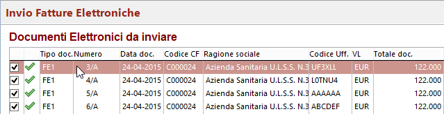 LA FATTURA NECESSITA UN CODICE UFFICIO NON CODIFICATO Per gestire l eccezione che necessita l inserimento di un codice ufficio particolare viene data la possibilità di indicarlo nella sezione dei