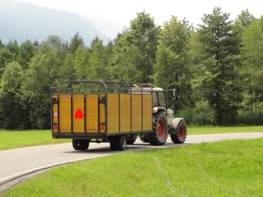 Immagine 1: le disposizioni sul trasporto di animali valgono anche per i veicoli agricoli.