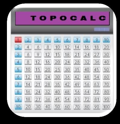 TopoCalc utilities per il calcolo topografico TopoCalc v1.0 è una raccolta di utilities per il calcolo topografico.