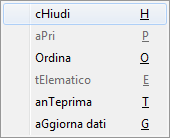 IMPLEMENTAZIONI È presente anche la funzione F5=Esclude / F7=Esclude documenti cliente di cui si è già detto in precedenza.