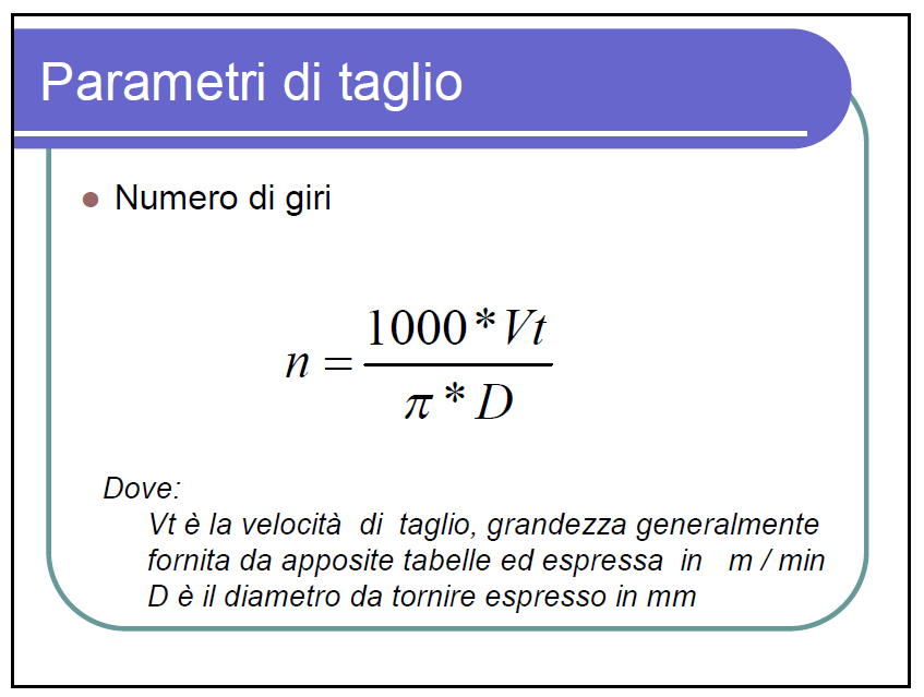 Corso di Tecn. Mecc.