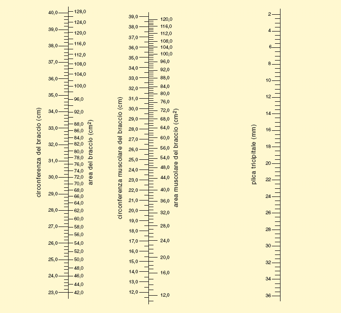 NOMOGRAMMA PER IL CALCOLO DELL AREA E