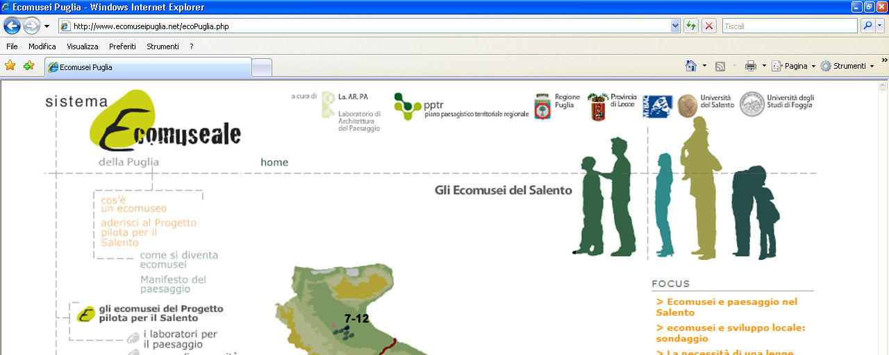 9 il costituendo Ecomuseo della valle del Carapelle (nota 4). (fig. 6) I Progetti Pilota del PPTR - Le Mappe di Comunità - F. Baratti Fig.