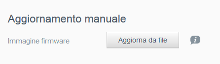 IMPOSTAZIONI DI CONFIGURAZIONE Controllo manuale degli aggiornamenti 1. Nella sezione Aggiornamenti disponibili, fare clic su Controlla Aggiornamenti.