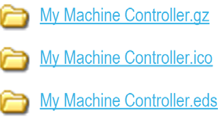 Configurazione Ethernet Impostazione: Sottomenu File di configurazione IP Ethernet La struttura gerarchica dei file viene visualizzata solo quando sul controller è configurato il servizio Ethernet IP.