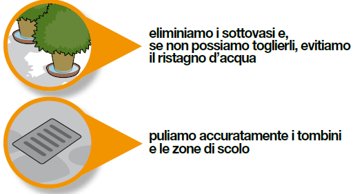 Evitiamo i ristagni d acqua Che si tratti di abitazioni con balconi, cortili o giardini (ma possiamo fare