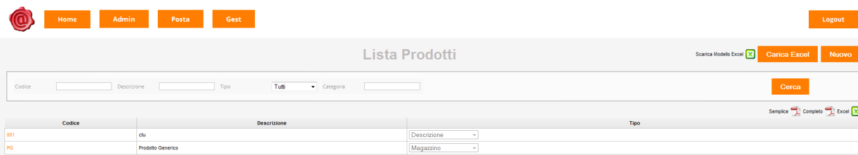 Inserito l articolo, il sistema riporta in automatico nella schermata del METODO A, da cui è necessario effettuare la ricerca del suddetto e poi procedere come descritto nella sezione relativa al