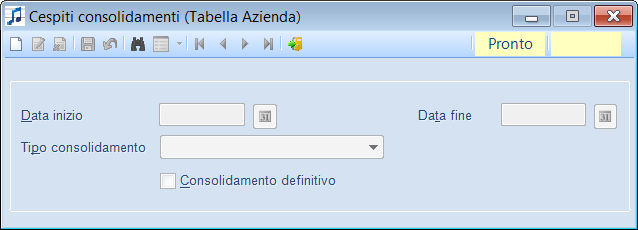 In questa tabella vengono archiviati tutti i dati relativi ai consolidamenti dei cespiti effettuati.