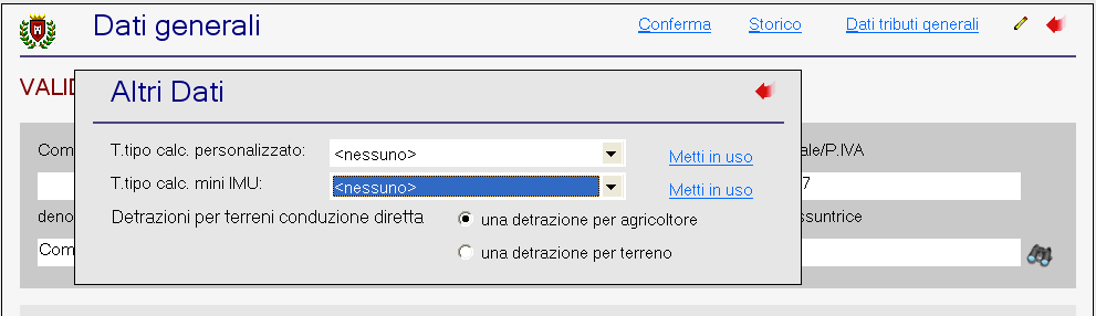 a b g c h d e f Dopo l aggiornamento delle tariffe, i tariffari andranno messi in uso con data di messa in uso al giorno successivo della data di messa in uso del tariffario d origine (quello che si