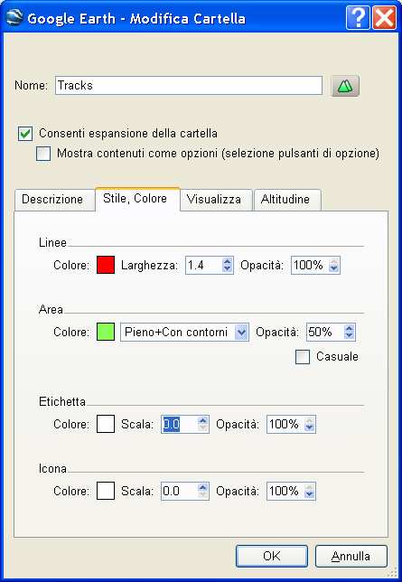 6.2 Visualizzazione tridimensionale in Google Earth Dal