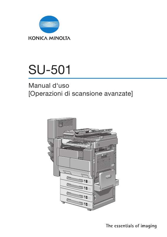 Istruzioni dettagliate per l'uso sono nel manuale Istruzioni per l'uso KONICA MINOLTA BIZHUB 200 Manuale d'uso KONICA MINOLTA BIZHUB 200 Istruzioni d'uso KONICA