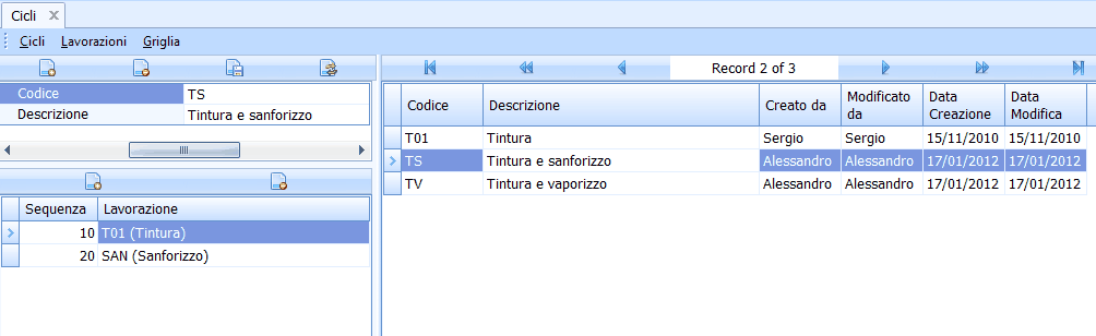 32 DyeMrp all operatore di sceglierne una. La scheda lavorazione scelta viene associata sia alla riga d ordine sia alla disposizione in fase di creazione.