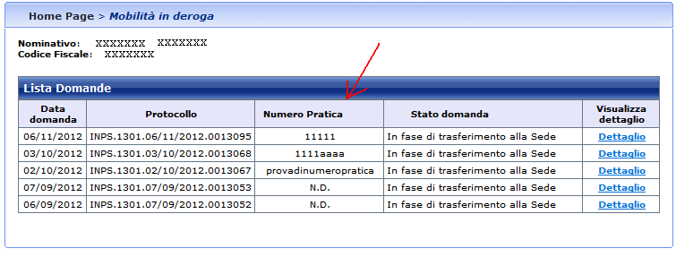 Figura 29 Mobilità in deroga Riepilogo con stampe (personalizzato per il patronato) Le informazioni del patronato e del sindacato vengono riportate anche nella ricevuta di presentazione.