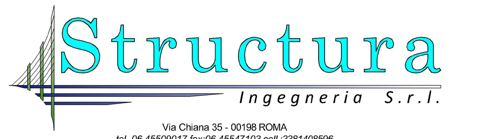 STRUCTURA INGEGNERIA SRL Via Chiana 35-00198 Roma 0039 06 45509017 0039 06 45547103 info@structuraingegneria.it www.structuraproject.