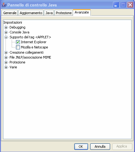 481 Fare click sul quadratino accanto al nome del browser che si sta utilizzando e premere OK Requisiti del Sistema 1.