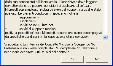13) Installazione Runtime Microsoft Visual C++ la finestra d installazione si presenta come di seguito confermare il contratto di licenza cliccando sul