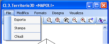 Comune alle varie viste è il comando Opzioni, che consente di aprire una finestra in cui si selezionano gli elementi da visualizzare nella vista grafica corrente (ad es.