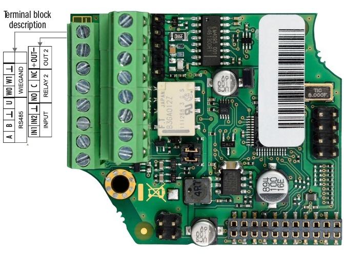 Lettore RFID Force order number: 9151011; 9151017 Lettore interno per carte RFID - 13,56MHz... Smart cards, NFC - 125kHz.