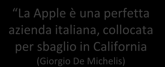 Stimolo: Apple e ipod Il successo di una innovazione è legato alla comprensione del mercato e ad un