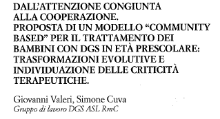 Dott. Giovanni Valeri UOC Neuropsichiatria Infantile IRCCS OPBG Dall