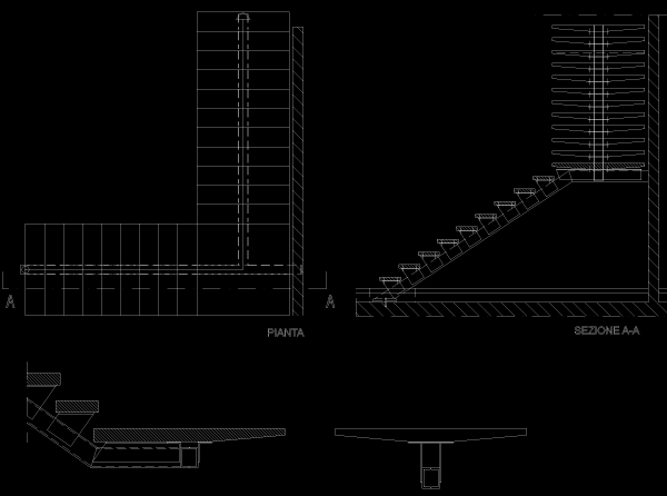 STRUTTURE IN LEGNO Le scale in legno sono prevalentemente impiegate per gli ambienti interni.