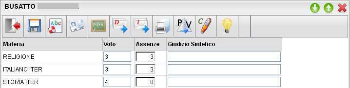 Caricamento Voti Per Alunno (docente coordinatore) Il programma elabora la media a seconda dei voti