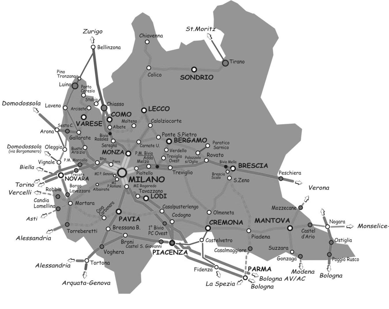 Lombardia: il modello dei servizi ferroviari regionali