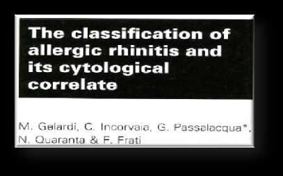 VALIDAZIONE DELLA CLASSIFICAZIONE ARIA Mild