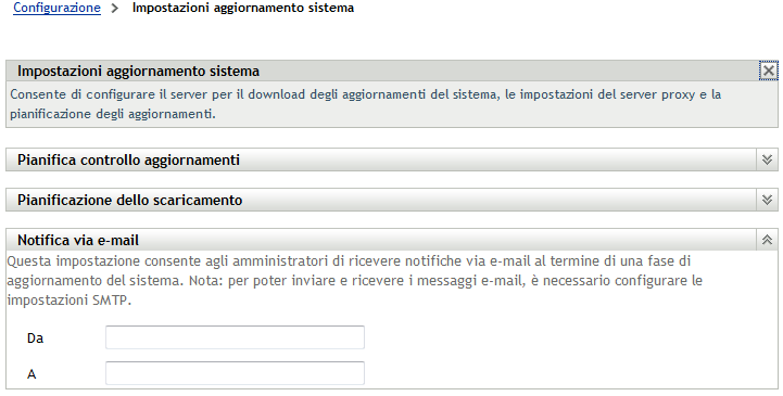 È necessario utilizzare gli aggiornamenti provvisori per ricevere notifiche e il comportamento dell'aggiornamento provvisorio deve essere impostato a: Avanza automaticamente a provvisorio con