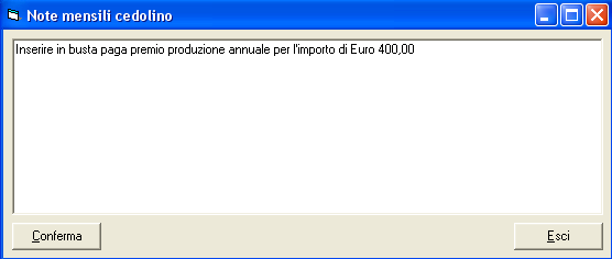 COMMESSE \ CANTIERI: Gestione delle commesse collegate a cantieri - 47 Gli altri dati (di seguito descritti) possono essere inseriti mensilmente.